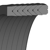 SDS01 | 90 NBR | 100 X 115 X 30 MM | DICHTOMATIK Rod Seal SDS01