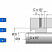 VPS -106 | BI-NBR B5B210 | 100 X 125 X 110 MM | Merkel Rod-V-упаковка 1000